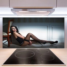 Pannello cucina paraschizzi Nudo femminile 100x50 cm