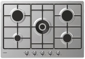 Piano cottura 5 fuochi CHW74WTX INOX CANDY ghisa