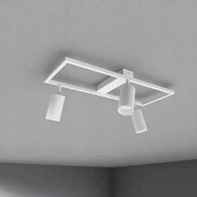 Faretto da soffitto 3xGU10/30W/230V bianco