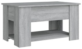 Tavolino da salotto grigio sonoma 79x49x41 cm legno multistrato