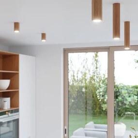 Sollux SL.1033 - Faretto ZEKE 1xGU10/40W/230V 10 cm quercia