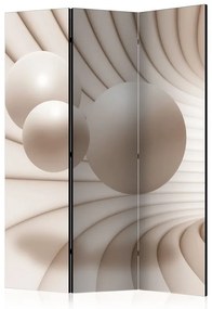 Paravento  Balls in the Tunnel [Room Dividers]  Colore Beige, Dimensioni e Misure 135x172