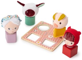 Lilliputiens - Auto picnic a trainare con inseritore forme - Lupo Louis