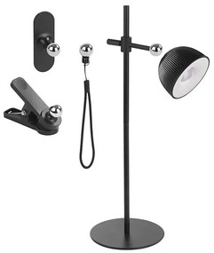 LED Lampada da tavolo ricaricabile dimmerabile magnetico 4in1 LED/4,2W/3,7V 4000K nero