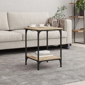 Tavolino Da Salotto Rovere Sonoma 40x40x55 Cm Legno Multistrato /