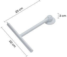 Gedy - Raschiavetro GUMMY bianco opaco