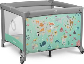 Lionelo - Box gioco MILLE Grigio/Verde