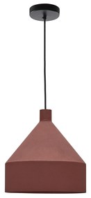Kave Home - Lampada da soffitto Peralta in metallo verniciato color terracotta Ã˜ 30 cm