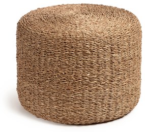 Kave Home - Poggiapiedi rotondo Someina in fibre naturali Ã˜ 40 cm
