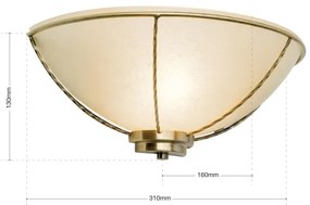 Orion - Lampada da parete MAURO 1xE27/60W/230V bronzo