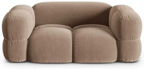 Divano marrone con rivestimento in velluto 180 cm Loretto – Cosmopolitan Design