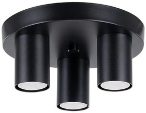 Sollux SL.1466 - Faretto LAGOS 3xGU10/10W/230V nero