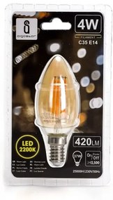 Lampadina LED C35 E14/4W/230V 2200K - Aigostar