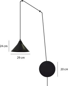 Piantana a Sospensione ABRAMO 1 White o Black