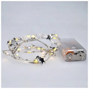 Solight 1v215 - Catena di Natale LED 20xLED/2xAA 2m bianco caldo