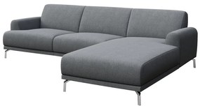 Divano angolare grigio chiaro, angolo destro Puzo - MESONICA