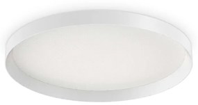 Plafoniera Moderna Fly Alluminio-Materie Plastiche Bianco Led 53W 4000K D60Cm