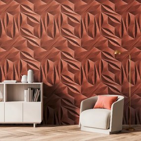 Fotomurale Emboss, rosso