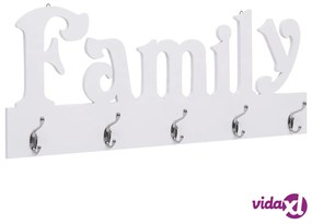 vidaXL Appendiabiti a Muro FAMILY 74x29,5 cm