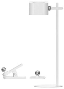 Lampada LED da Tavolo Magnetica 3W Ricaricabile USB‑C Bianca