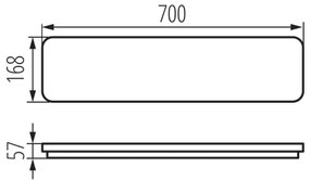Kanlux38795-Plafoniera LED LINCEA LED/15/20/24W/230V 3000/4000/6500K IK08 IP40