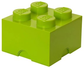 Scatola portaoggetti verde lime quadrata - LEGO®