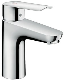 Rubinetto per lavabo a canna bassa getto laminare cristallino Logis E70 cromato lucido HANSGROHE H 15 cm