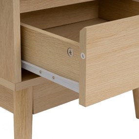 Comodino di colore naturale Iona – Casa Selección