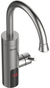 Scaldabagno istantaneo con LED display 3000W/230V IPX4 acciaio inossidabile