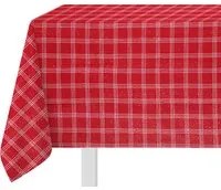 Tovaglia antimacchia 140x240 cm natalizia rossa tartan