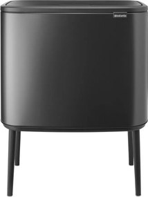 Bidone per rifiuti in acciaio grigio scuro touch 36 l Bo Touch Bin - Brabantia