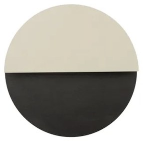 Applique a LED LUNA LED/7W/230V diametro 26 cm nero/beige