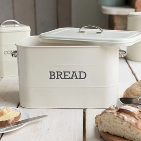 Scatola per il pane in latta Nostalgia Cream Living Nostalgia - Kitchen Craft