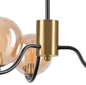 Lampadario a stelo GEORGIA 3xG9/5W/230V dorato/beige fumé