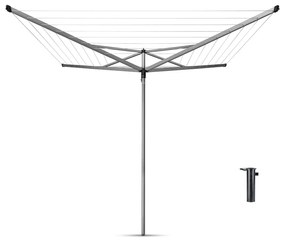 Stendino da giardino argentato 50 m Essential – Brabantia