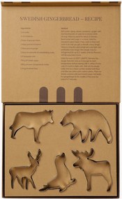 Set di 5 tagliabiscotti in acciaio inossidabile Nordic