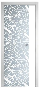 Porta scorrevole Polluce/Andromeda bianco L 90 x H 210 cm reversibile