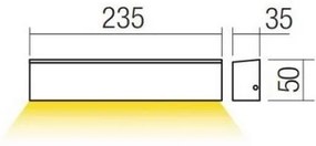 Redo 90393 - LED Applique da esterno OMNIA LED/12W/230V 3000K IP54 bianco