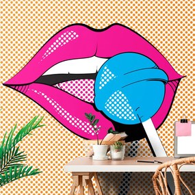 Carta da parati autoadesiva – Lecca-lecca pop art