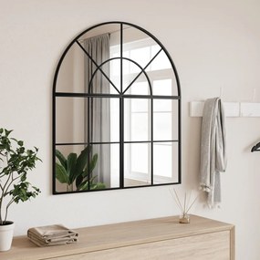 Specchio Da Parete Nero 80x40 Cm Arco İn Ferro /