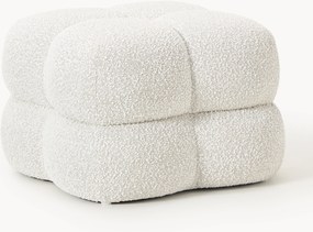 Pouf imbottito in bouclé Ellie