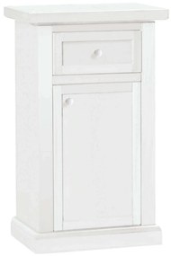 KALEB - mobile portatelefono in legno massello cm 46 x 31 x 76 h