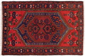 Hamedan Tappeto 100 x 150 (Iran) Annodato A Mano