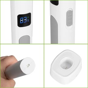 Trappola elettrica LED 2in1 con LCD 1200 mAh/5V bianco