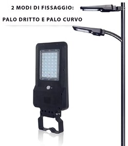 Lampione ad energia solare 850 Lumen