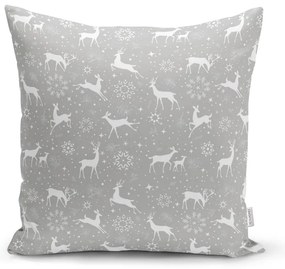 Set di 4 federe natalizie e runner da tavola Fiocchi di neve - Minimalist Cushion Covers