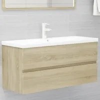 Mobile Bagno con Lavabo Integrato Rovere Sonoma in Truciolato 3071570