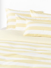 Copripiumino reversibile in cotone a righe Lorena