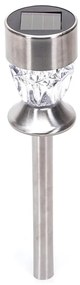 Aigostar - Lampada solare LED LED/0,006W/1,2V 35,5cm cromo 2700K IP44