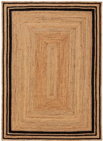 Tappeto in iuta tessuto a mano Jutta